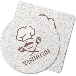 Master Chef Rubber Backed Coaster (Personalized)
