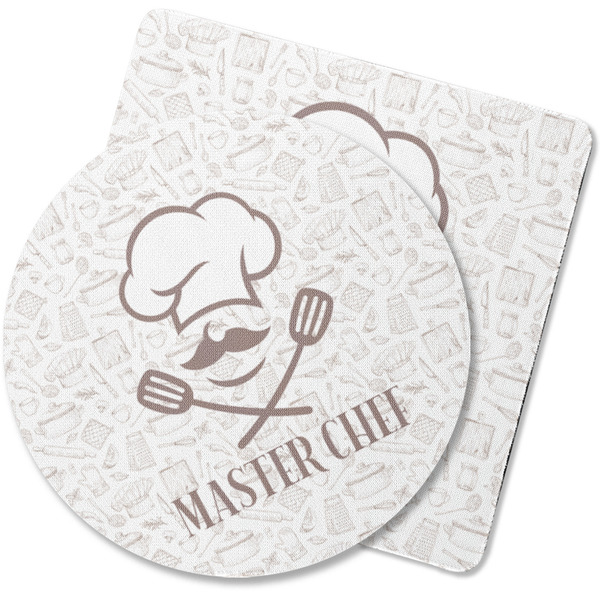 Custom Master Chef Rubber Backed Coaster (Personalized)
