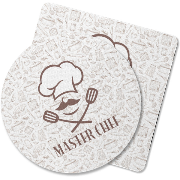 Custom Master Chef Rubber Backed Coaster (Personalized)