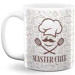 Master Chef 11 Oz Coffee Mug - White (Personalized)