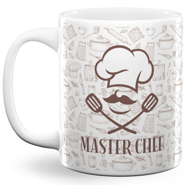 Custom Master Chef 11 Oz Coffee Mug - White (Personalized)