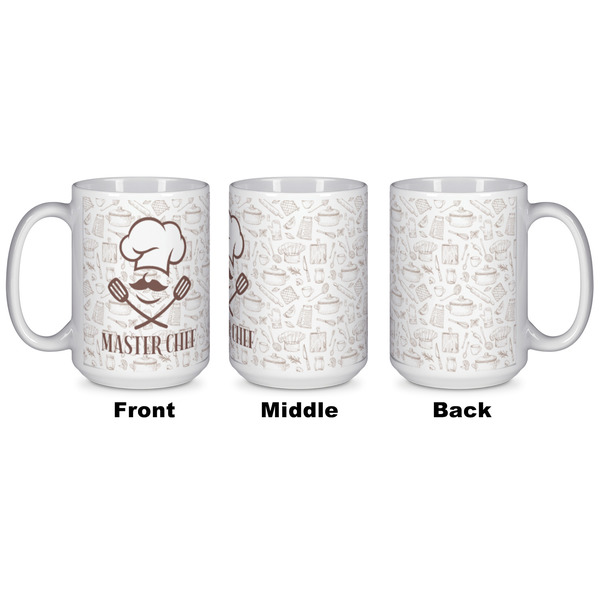 Master Chef Coffee Mug - 15 oz - White APPROVAL