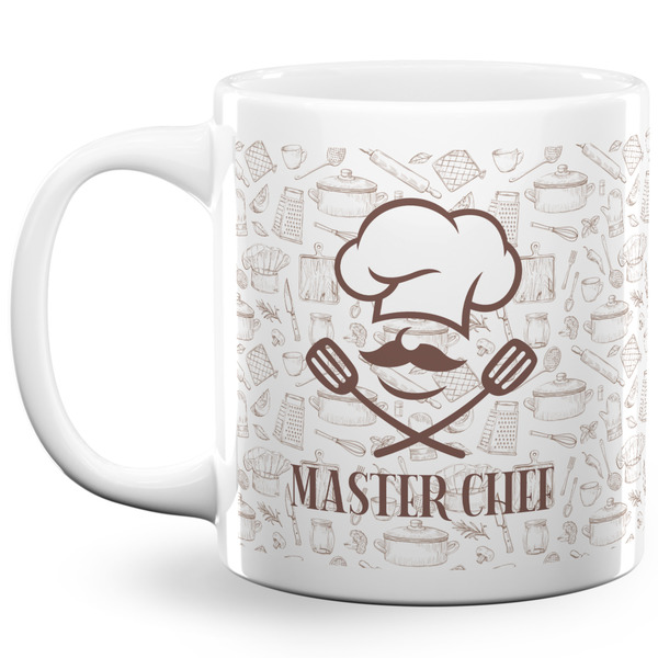 Custom Master Chef 20 Oz Coffee Mug - White (Personalized)