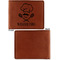 Master Chef Cognac Leatherette Bifold Wallets - Front and Back Single Sided - Apvl