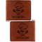Master Chef Cognac Leatherette Bifold Wallets - Front and Back