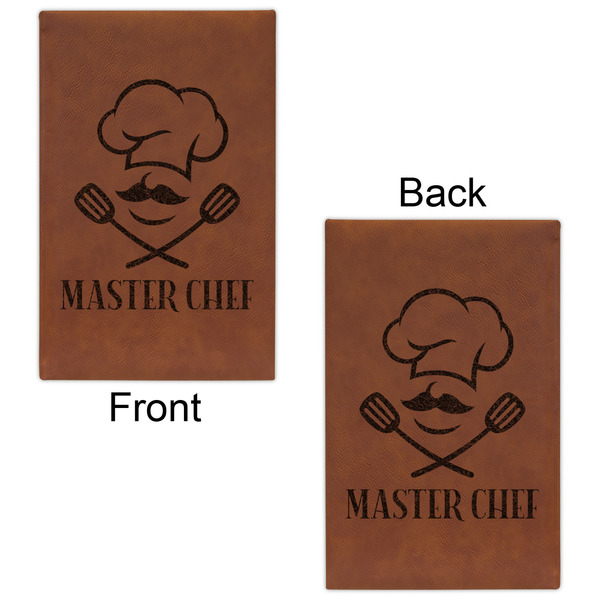 Master Chef Cognac Leatherette Journal - Double Sided - Apvl