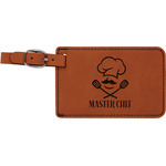 Master Chef Leatherette Luggage Tag (Personalized)
