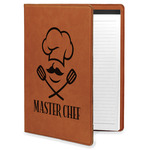 Master Chef Leatherette Portfolio with Notepad (Personalized)