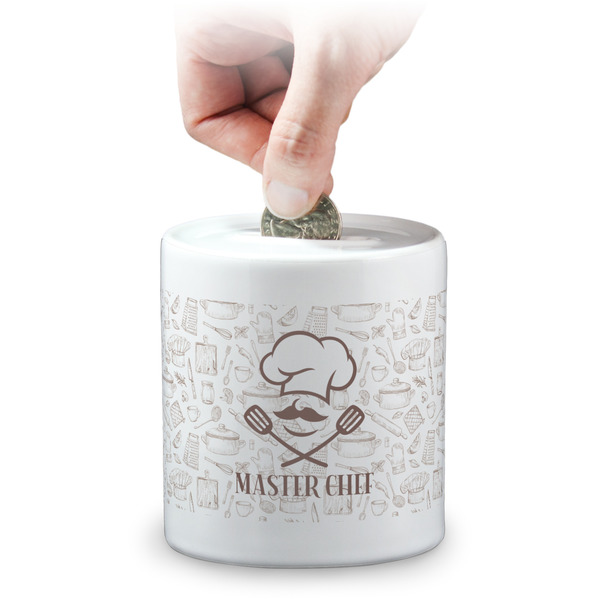 Custom Master Chef Coin Bank (Personalized)