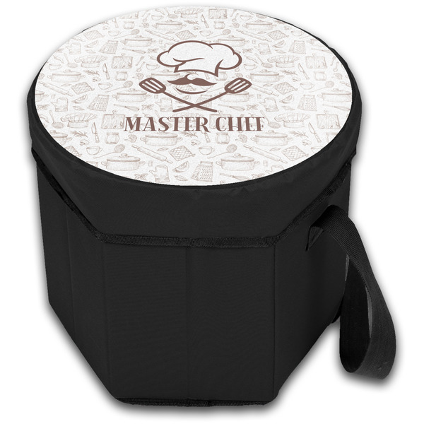 Master Chef Collapsible Personalized Cooler & Seat (Closed)