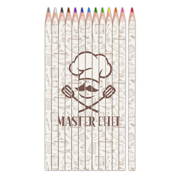 Custom Master Chef Colored Pencils (Personalized)