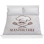 Master Chef Comforter - King w/ Name or Text