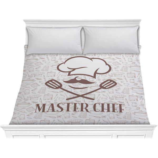 Custom Master Chef Comforter - King w/ Name or Text
