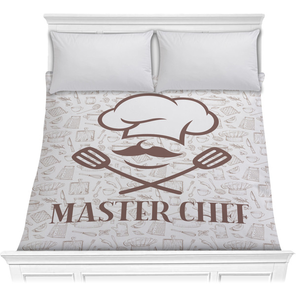 Custom Master Chef Comforter - Full / Queen w/ Name or Text