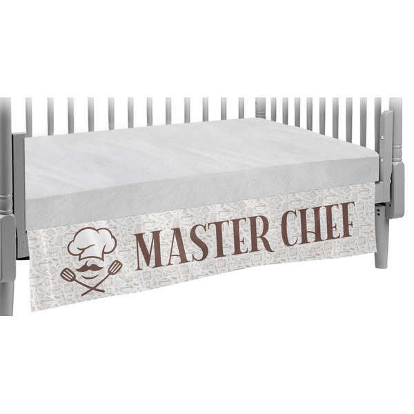 Custom Master Chef Crib Skirt w/ Name or Text