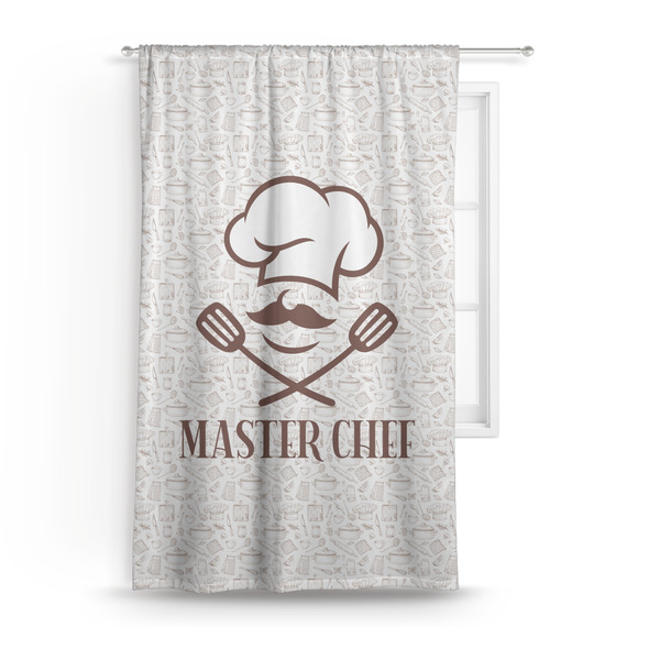 Custom Master Chef Curtain - 50"x84" Panel (Personalized)