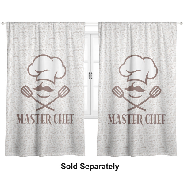 Custom Master Chef Curtain Panel - Custom Size (Personalized)