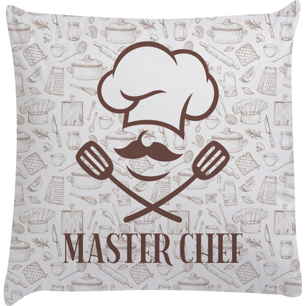 Custom Master Chef Decorative Pillow Case w/ Name or Text