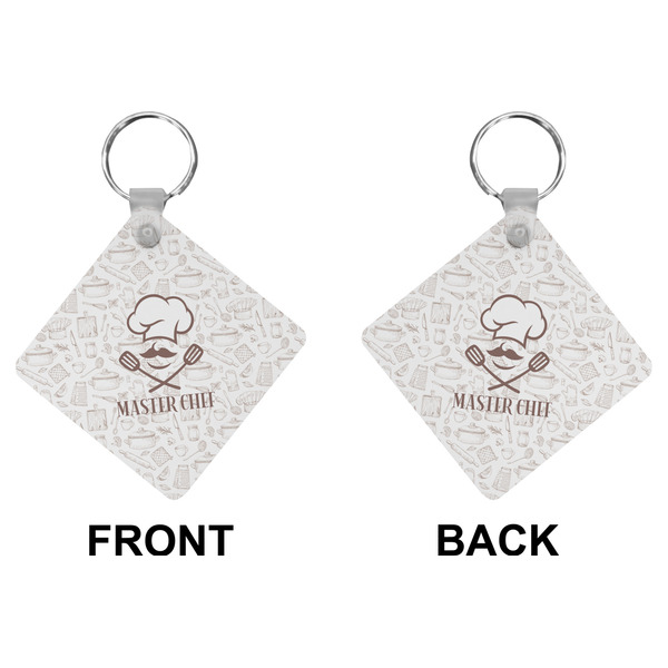 Master Chef Diamond Keychain (Front + Back)