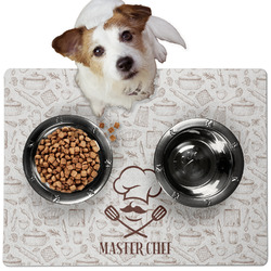 Master Chef Dog Food Mat - Medium w/ Name or Text