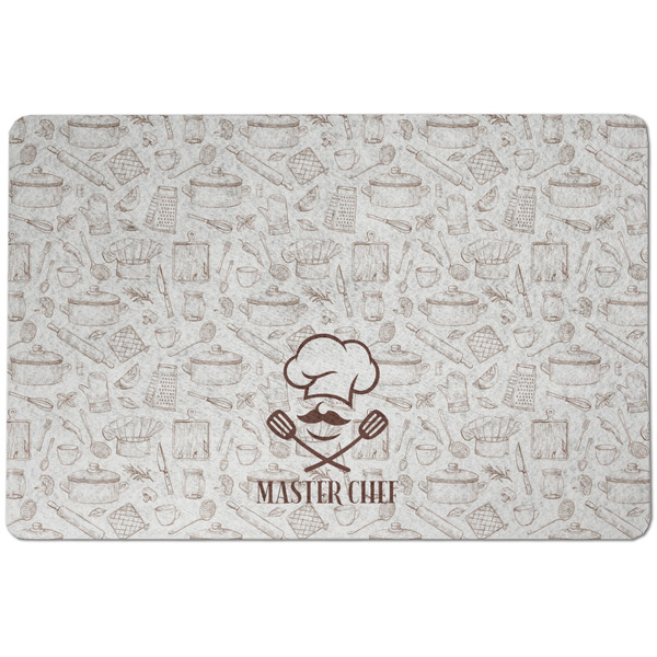 Custom Master Chef Dog Food Mat w/ Name or Text