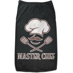 Master Chef Black Pet Shirt (Personalized)