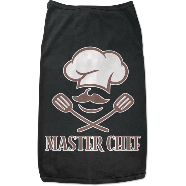 Custom Master Chef Black Pet Shirt - XL (Personalized)