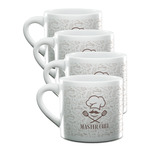 Master Chef Double Shot Espresso Cups - Set of 4 (Personalized)