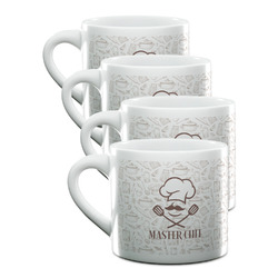Master Chef Double Shot Espresso Cups - Set of 4 (Personalized)
