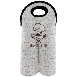 Master Chef Wine Tote Bag (2 Bottles) w/ Name or Text