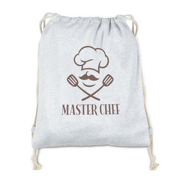Custom Master Chef Drawstring Backpack - Sweatshirt Fleece - Double Sided (Personalized)