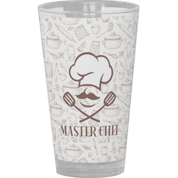 Master Chef Pint Glass - Full Color (Personalized)