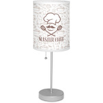 Master Chef 7" Drum Lamp with Shade Linen (Personalized)
