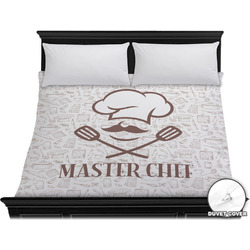 Master Chef Duvet Cover - King w/ Name or Text