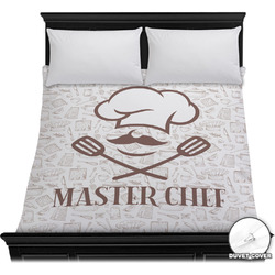 Master Chef Duvet Cover - Full / Queen w/ Name or Text