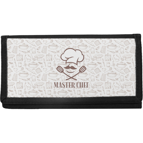Custom Master Chef Canvas Checkbook Cover w/ Name or Text