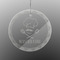 Master Chef Engraved Glass Ornament - Round (Front)