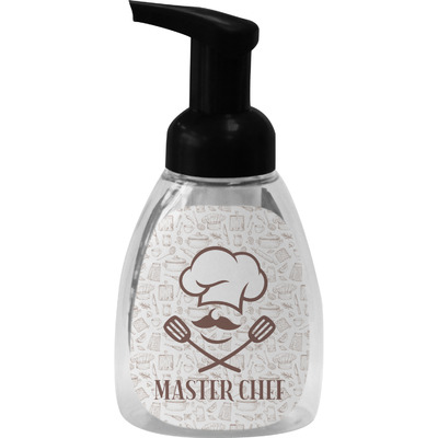 Master Chef Foam Soap Bottle - Black (Personalized)