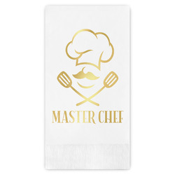 Master Chef Guest Napkins - Foil Stamped (Personalized)
