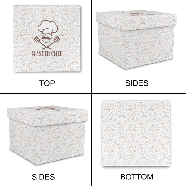 Master Chef Gift Boxes with Lid - Canvas Wrapped - Large - Approval