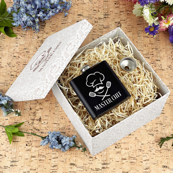 Master Chef Gift Boxes with Lid - Canvas Wrapped - Large - In Context