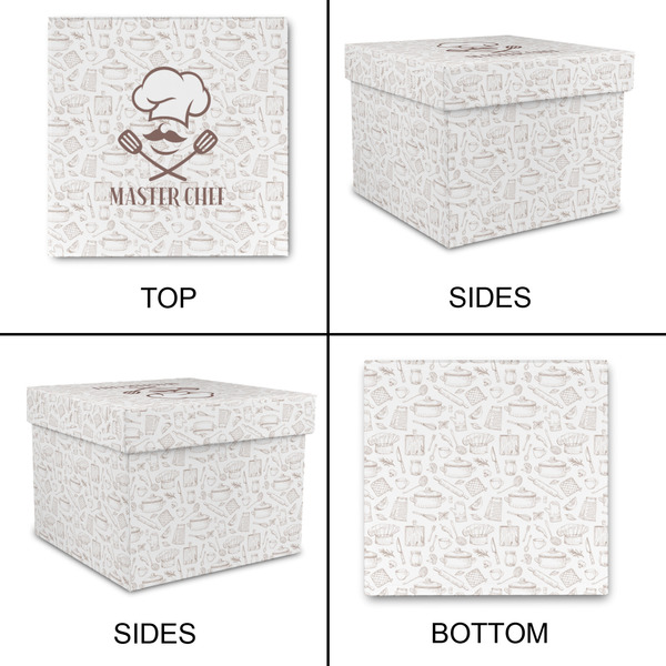 Master Chef Gift Boxes with Lid - Canvas Wrapped - Small - Approval