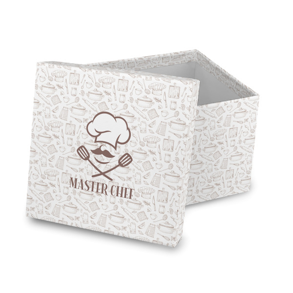 Custom Master Chef Gift Box with Lid - Canvas Wrapped (Personalized)