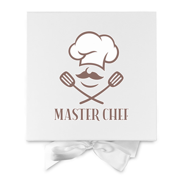Master Chef Gift Boxes with Magnetic Lid - White - Approval
