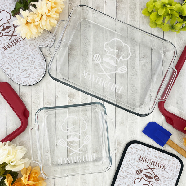 Master Chef Glass Baking Dish Set - LIFESTYLE