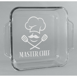Master Chef Glass Cake Dish - 8in x 8in