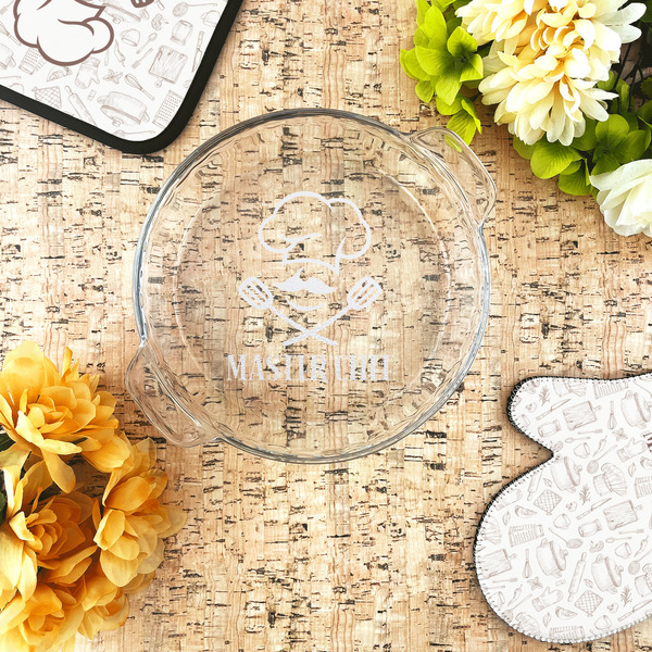 Master Chef Glass Pie Dish - LIFESTYLE