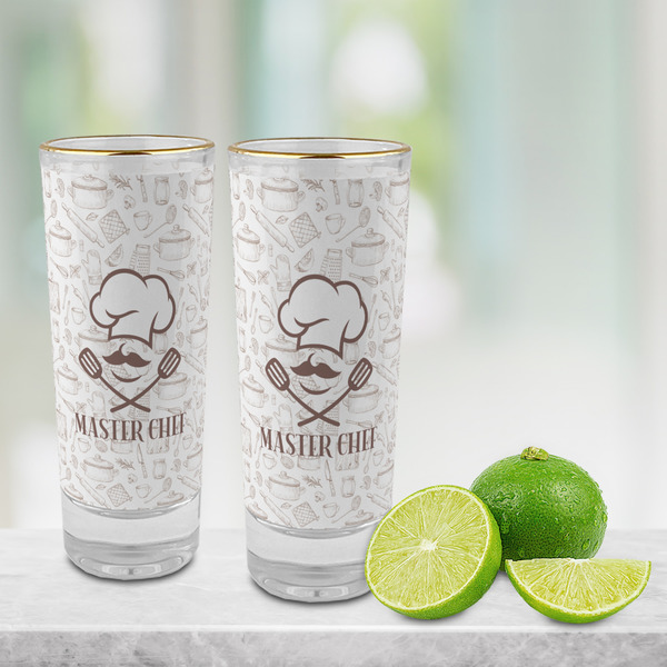 Master Chef Glass Shot Glass - 2 oz - LIFESTYLE