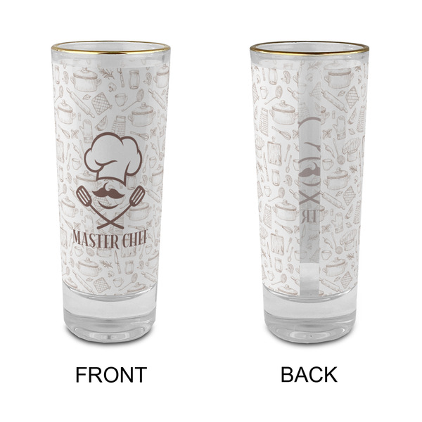 Master Chef Glass Shot Glass - 2 oz - Single - APPROVAL