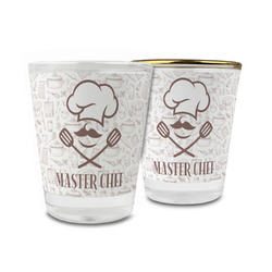 Master Chef Glass Shot Glass - 1.5 oz (Personalized)